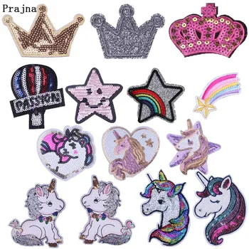 Prajna Sequins Star Stickers Rainbow Unicorn Sewing Iron on Patch for Clothing T-shirt DIY Air Balloon Patch Badge Decoration H
Prajna Sequins Star Stickers Rainbow Unicorn Sewing Iron on Patch for Clothing T-shirt DIY Air Balloon Patch Badge Decoration H
