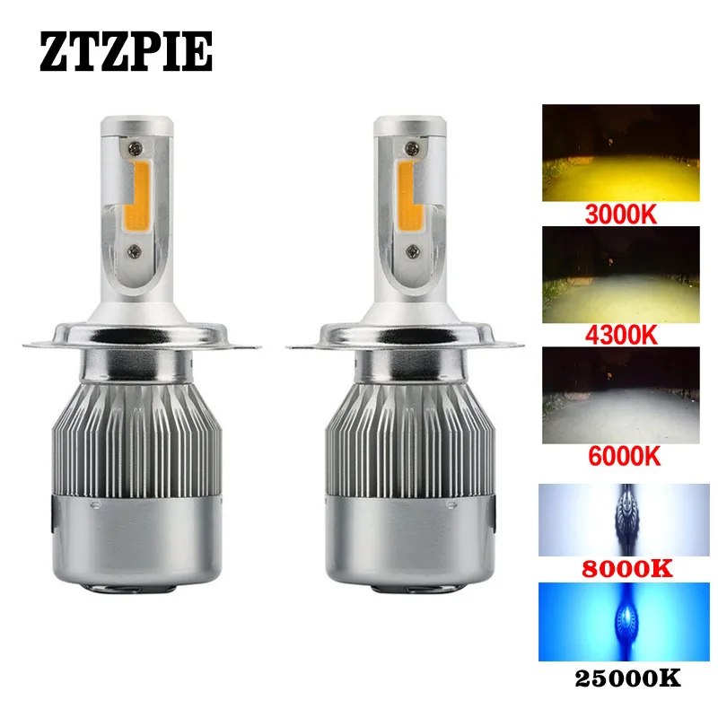 ZTZPIE 3000K 4300K 6000K 8000K 25000K 12V C6 H3 H7 H1 9007 H13 H4 H11H16 Auto Headlight Led Bulbs turbo for Car Light led Lamp
ZTZPIE 3000K 4300K 6000K 8000K 25000K 12V C6 H3 H7 H1 9007 H13 H4 H11H16 Auto Headlight Led Bulbs turbo for Car Light led Lamp