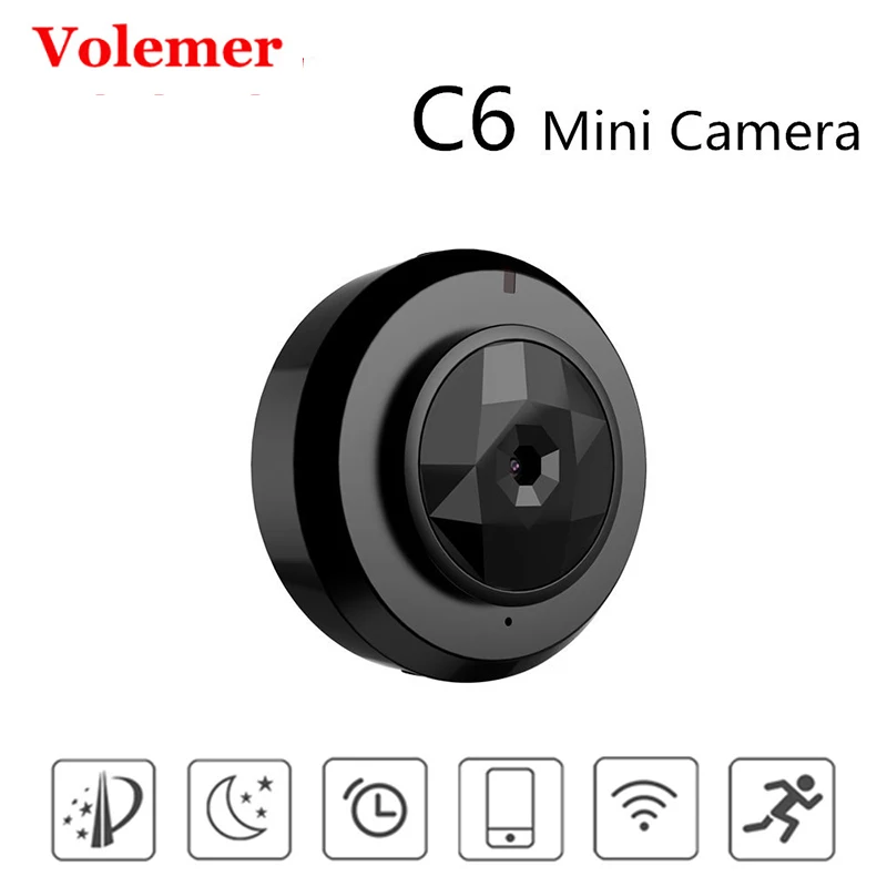 Volemer C6 Mini Camera Wireless Wifi IP Cookycam Video Recording Micro Camcorder Support Motion Detection P2P Home Security Cam
Volemer C6 Mini Camera Wireless Wifi IP Cookycam Video Recording Micro Camcorder Support Motion Detection P2P Home Security Cam