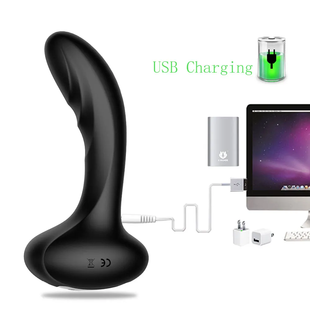 Silicone Prostate Massage 8 Speeds Mute Sexo Anal Vibrator Adult Sex Toys For Man Butt Plug Masturbator Erotic Toys