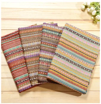 Indian Style Meter Printed Stripe Cotton Linen Clothes Fabric Diy Manual Cloth Home Decorative Textile Sewing Tissu 2002BL 
Indian Style Meter Printed Stripe Cotton Linen Clothes Fabric Diy Manual Cloth Home Decorative Textile Sewing Tissu 2002BL