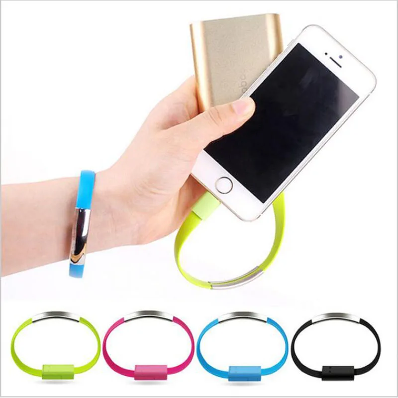 Flat Wire Bracelet 8 Pin USB Charger Cable Charging Data Sync Cord For iPhone X 8 7 6s Plus 5S SE IPAD Mini Air 2 ipod touch 5 6
Flat Wire Bracelet 8 Pin USB Charger Cable Charging Data Sync Cord For iPhone X 8 7 6s Plus 5S SE IPAD Mini Air 2 ipod touch 5 6