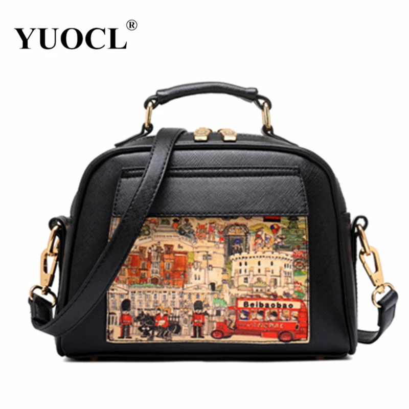 YUOCL 2017 Women Bag Fashion PU Leather Women Leather Handbag Casual Oil Picture Pattern Women Shoulder Bag Fashion Female Tote
YUOCL 2017 Women Bag Fashion PU Leather Women Leather Handbag Casual Oil Picture Pattern Women Shoulder Bag Fashion Female Tote