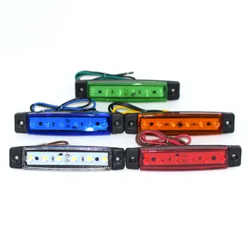 4pcs 12/24V 6 LED Car Bus Truck Trailer Lorry Side Marker Lights Indicator Bulb Side Brake Signal Lamp Blinker Light Red Yellow
4pcs 12/24V 6 LED Car Bus Truck Trailer Lorry Side Marker Lights Indicator Bulb Side Brake Signal Lamp Blinker Light Red Yellow