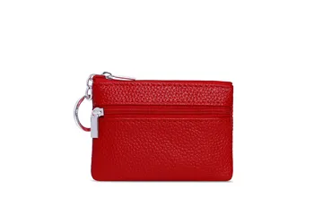 Genuine Leather Popular Small Coin Purse Bus Card Package Zipper pocket Key Wallet Custom name logo
Genuine Leather Popular Small Coin Purse Bus Card Package Zipper pocket Key Wallet Custom name logo