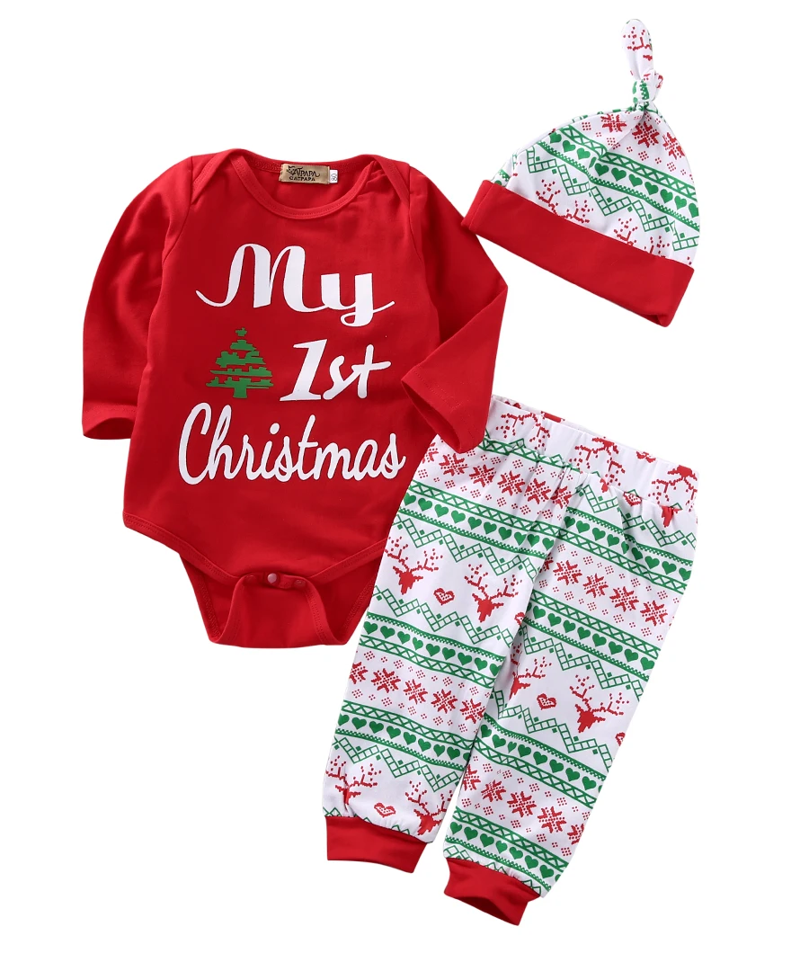 carter's first christmas outfit