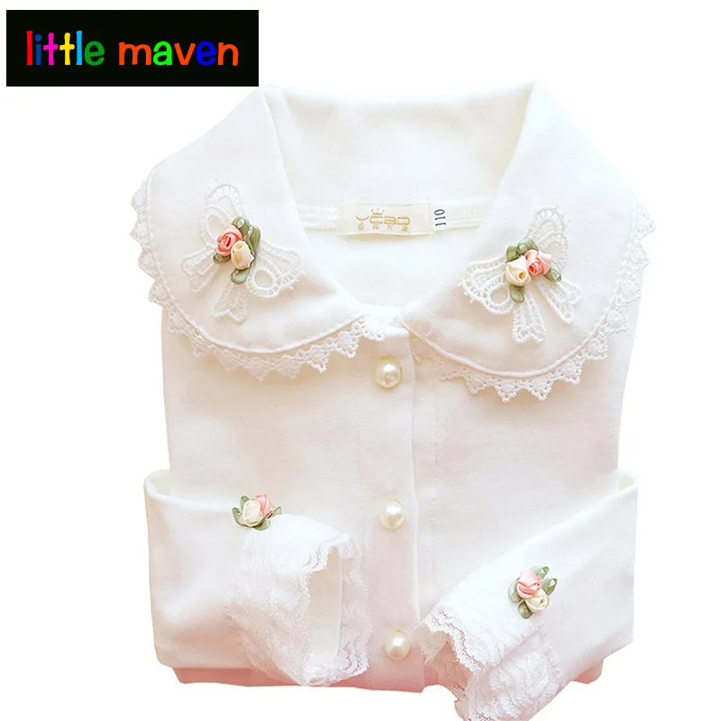 2019 Girls White Blouses Spring & Autumn Cotton Knit Cardigan Shirt for Girl to School Princess Christmas Gift Basic Clothes
2019 Girls White Blouses Spring & Autumn Cotton Knit Cardigan Shirt for Girl to School Princess Christmas Gift Basic Clothes