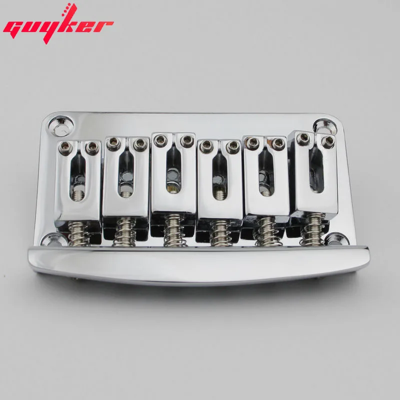 Fixed Bridge String Spacing 10.5 MM Hardtail Saddles Top Load Tailpiece Replacement for ST TL 6 String Electric Guitar Chrome
Fixed Bridge String Spacing 10.5 MM Hardtail Saddles Top Load Tailpiece Replacement for ST TL 6 String Electric Guitar Chrome
