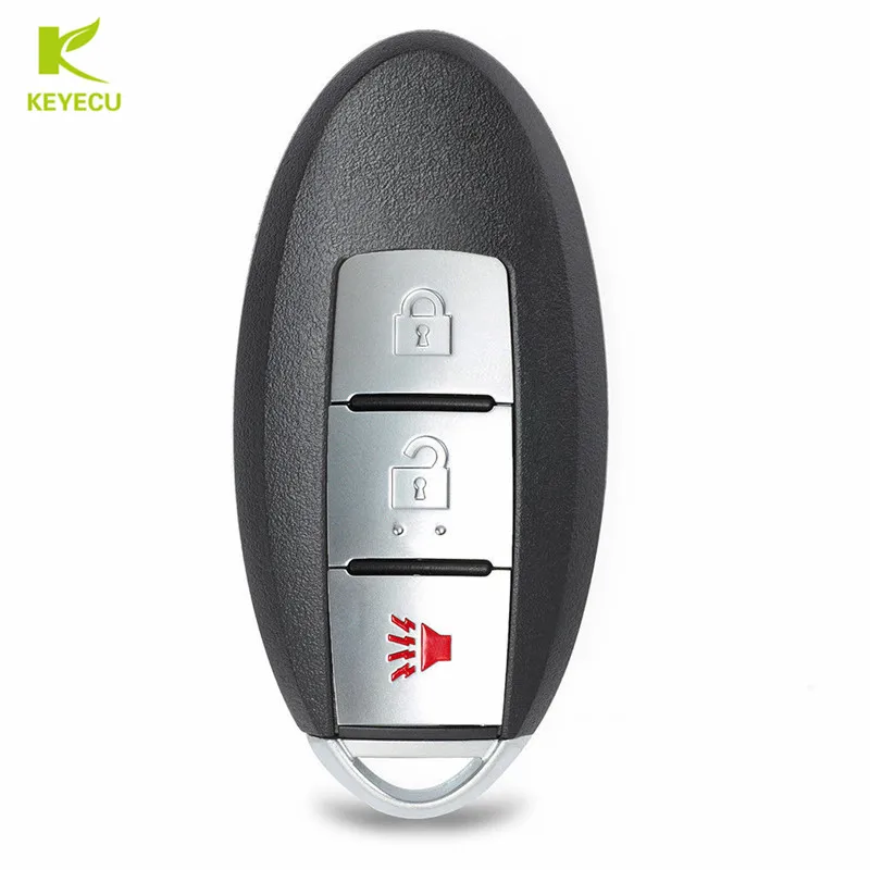 KEYECU Replacement 2+1Button Smart Remote Key Fob 433.92MHz for Nissan Pathfinder MURANO TITAN XD 2016-2017 S180144304
KEYECU Replacement 2+1Button Smart Remote Key Fob 433.92MHz for Nissan Pathfinder MURANO TITAN XD 2016-2017 S180144304