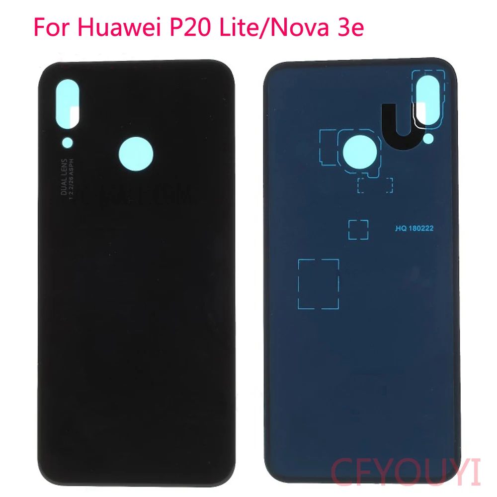 High Quality For Huawei P20 Lite/Nova 3e Battery Door Back Housing Cover with Adhesive Sticker Replacement
High Quality For Huawei P20 Lite/Nova 3e Battery Door Back Housing Cover with Adhesive Sticker Replacement