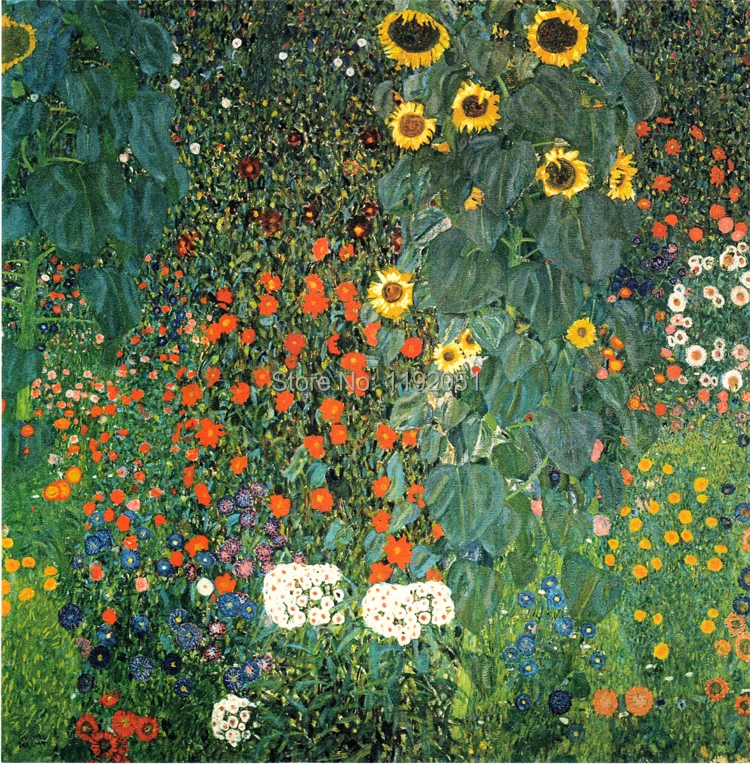 scenery landscape canvas paintings masterpiece reproduction Farm Garden with Sunflowers, c.1907 By Gustav Klimt
scenery landscape canvas paintings masterpiece reproduction Farm Garden with Sunflowers, c.1907 By Gustav Klimt