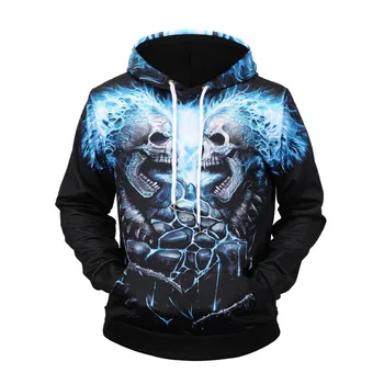 Mens Fashion Blue Light Two Skulls 3D Printed Sweatshirt with Hat Casual Long Sleeve Hooded Hoodies Men Plus Size
Mens Fashion Blue Light Two Skulls 3D Printed Sweatshirt with Hat Casual Long Sleeve Hooded Hoodies Men Plus Size