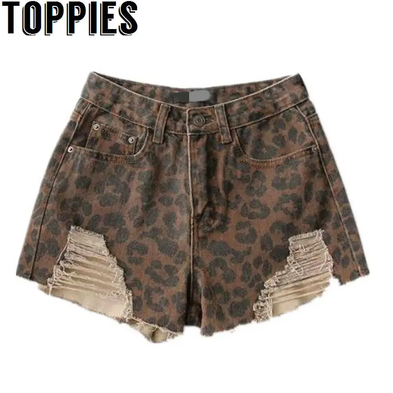 2019 Women Summer Sexy Leopard Short Jeans High Waisted Distressed Ripped Denim Shorts
2019 Women Summer Sexy Leopard Short Jeans High Waisted Distressed Ripped Denim Shorts