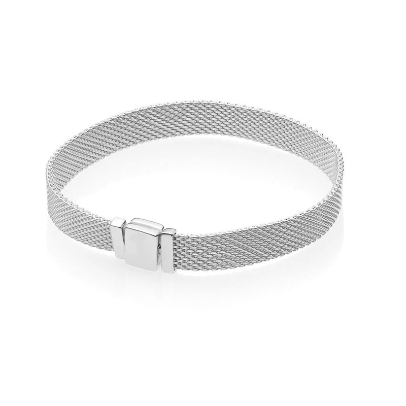 Authentic 925 Sterling silver Bangle Reflexions Silver Bracelets Fit European Charm Original Pan Bracelet For Women DIY Jewelry
Authentic 925 Sterling silver Bangle Reflexions Silver Bracelets Fit European Charm Original Pan Bracelet For Women DIY Jewelry