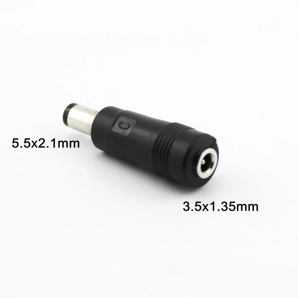 5pcs DC Power 5.5 x 2.1mm Male Plug To 3.5 x 1.35mm Female Jack Adapter Connector
5pcs DC Power 5.5 x 2.1mm Male Plug To 3.5 x 1.35mm Female Jack Adapter Connector