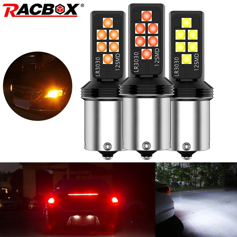 Racbox 1 pair S25 1156 1157 Led Car Turn Signal Lamp White Amber Red Universal Reverse Lamps Auto Brake Light Tail Lamp 12V
Racbox 1 pair S25 1156 1157 Led Car Turn Signal Lamp White Amber Red Universal Reverse Lamps Auto Brake Light Tail Lamp 12V