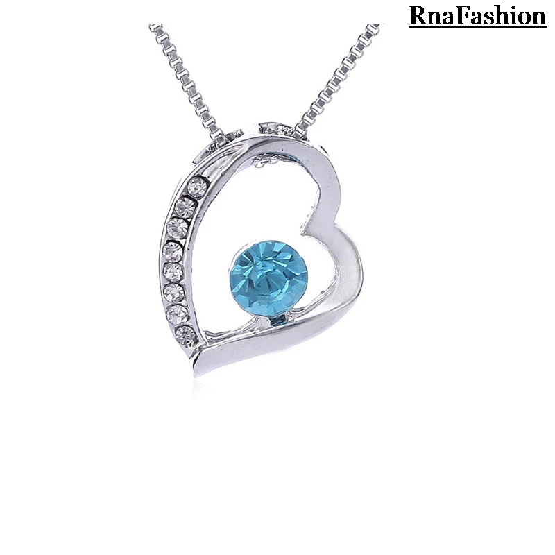 RNAFASHION Jewelry Pendant Necklace For Women Girls Jewellery Colar Necklace Link Chain Kolye Collares Mujer Silver Crystal
RNAFASHION Jewelry Pendant Necklace For Women Girls Jewellery Colar Necklace Link Chain Kolye Collares Mujer Silver Crystal