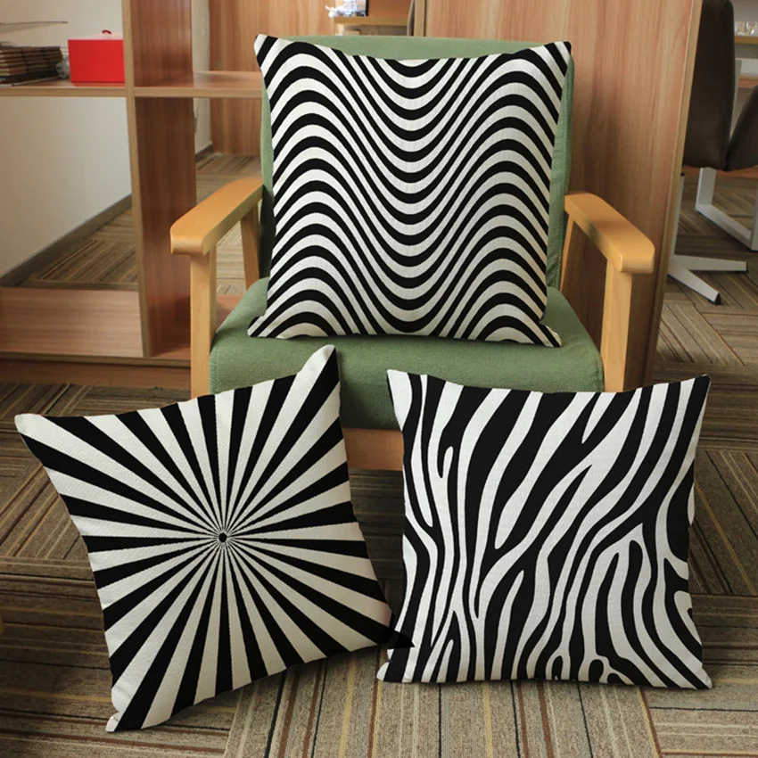 Zebra Stripes Pattern Linen Decoration Cushion Pillow Case Classic Nordic Bedsides Back Throw Pillow cover cushion Covers
Zebra Stripes Pattern Linen Decoration Cushion Pillow Case Classic Nordic Bedsides Back Throw Pillow cover cushion Covers