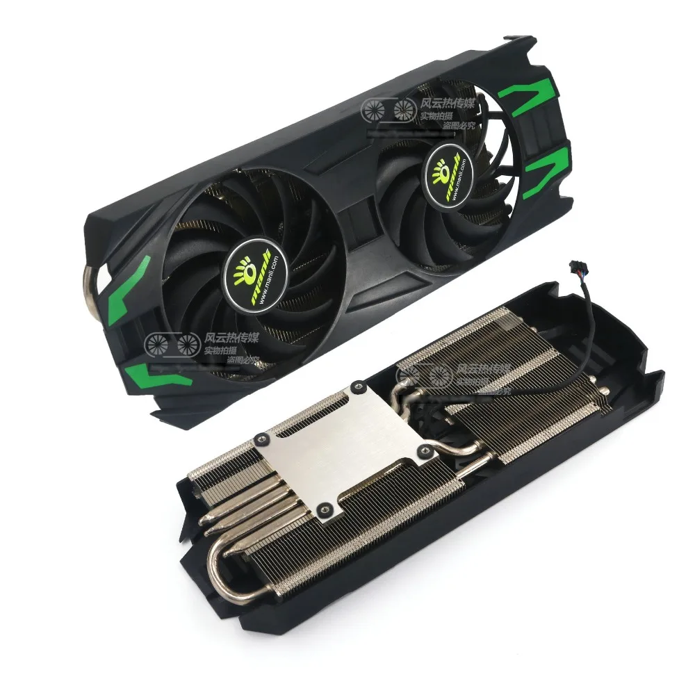Новый оригинальный охлаждающий вентилятор для видеокарты MANLI GTX680 с радиатором
Новый оригинальный охлаждающий вентилятор для видеокарты MANLI GTX680 с радиатором