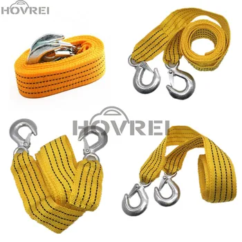 300*4.5cm 3 tons car auto tow rope Trailer rope Traction rope nylon Towing Rope with Hooks for Heavy Duty Car Emergency
300*4.5cm 3 tons car auto tow rope Trailer rope Traction rope nylon Towing Rope with Hooks for Heavy Duty Car Emergency