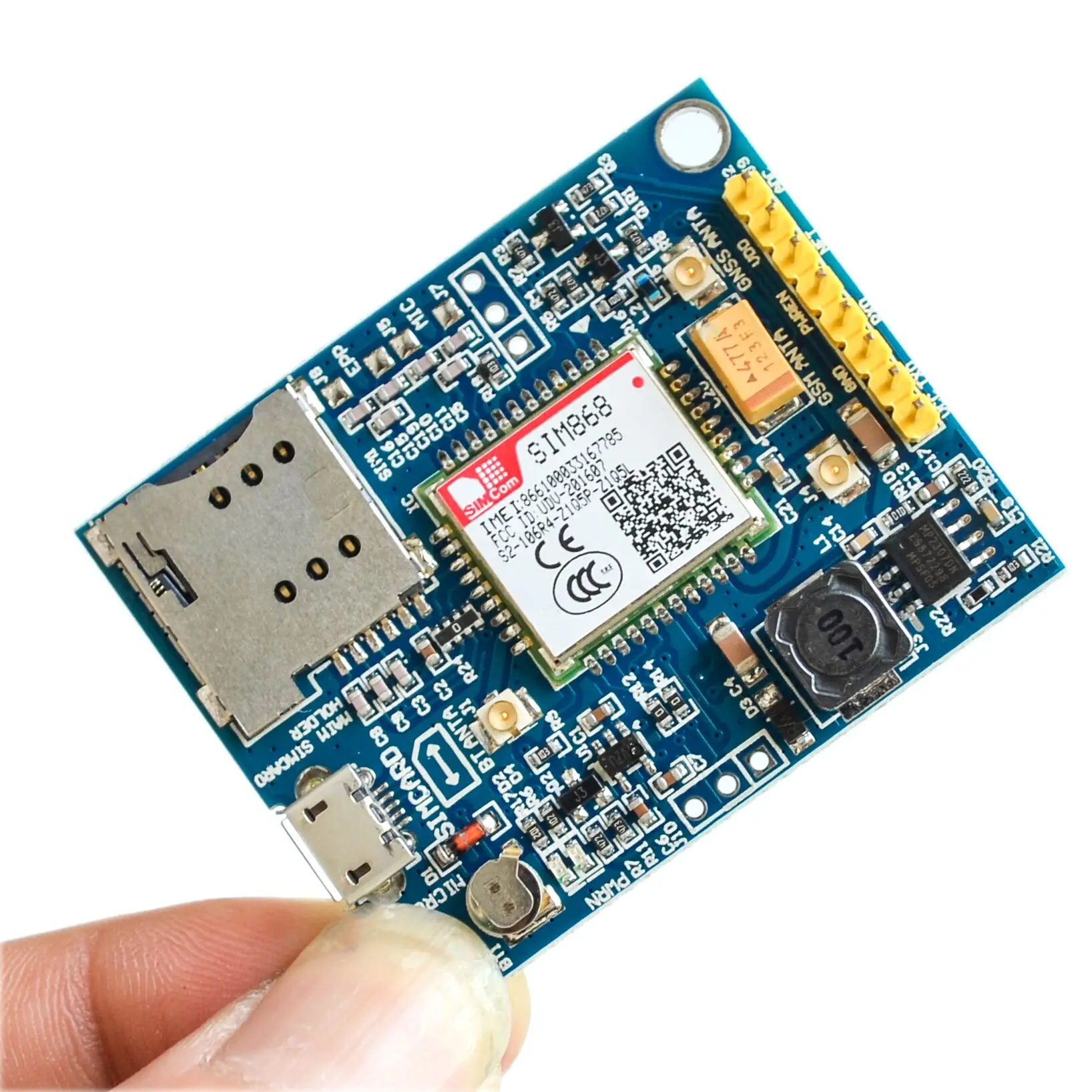 SIM868 GSM GPRS GPS BT сотовый модуль мини плата breakout доска вместо SIM808 | Электронные