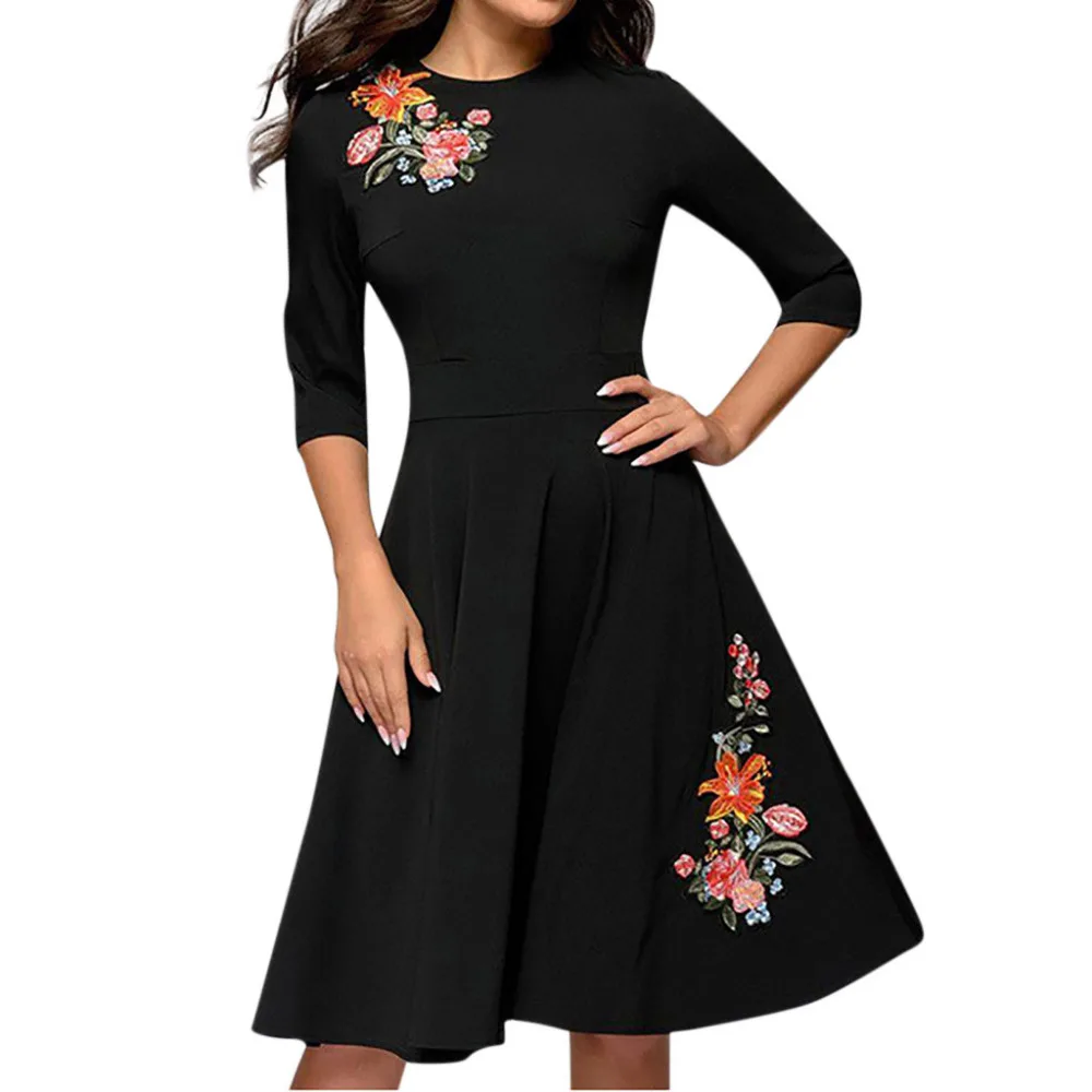 2019 Dress New Women Fashion Hot Sale O Neck Female Elegant Casual Dresses Summer Ladies Gift Dress robe femme High Quality DD5
2019 Dress New Women Fashion Hot Sale O Neck Female Elegant Casual Dresses Summer Ladies Gift Dress robe femme High Quality DD5