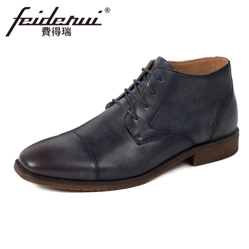 High Quality Genuine Leather Men's High-Top Ankle Boots Luxury Round Toe Handmade Cowboy Riding Motorcycle Shoes For Man KUD96
High Quality Genuine Leather Men's High-Top Ankle Boots Luxury Round Toe Handmade Cowboy Riding Motorcycle Shoes For Man KUD96
