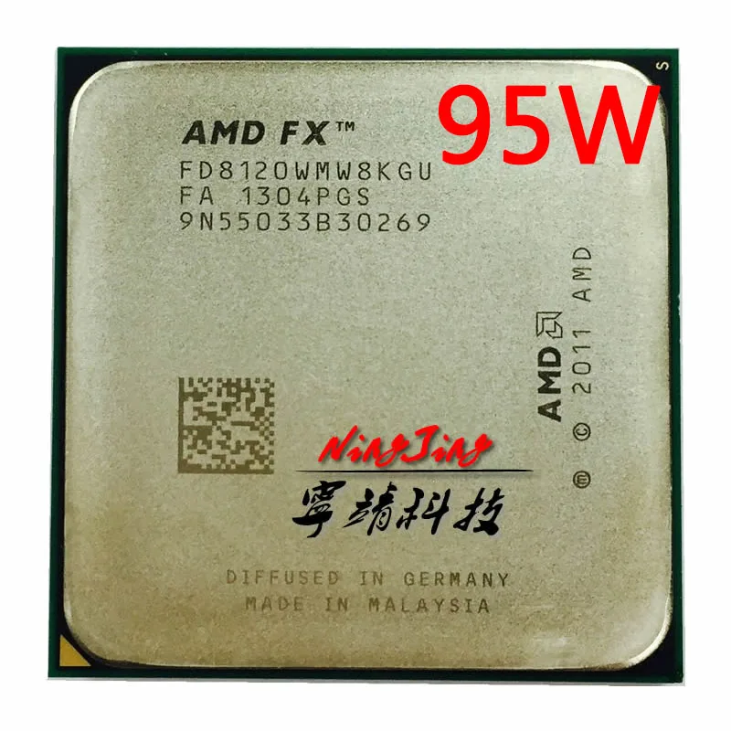 Процессор AMD FX серии 8120 FX8120 3 1 ГГц 95 Вт Восьмиядерный процессор FD8120WMW8KGU Socket AM3 +|socket