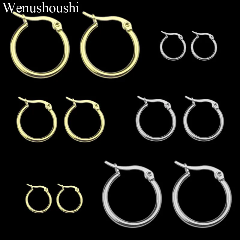 12/15/20mm 2pairs/lot stainless steel diy round circle hoop accessories for earrings making good quality di081
12/15/20mm 2pairs/lot stainless steel diy round circle hoop accessories for earrings making good quality di081
