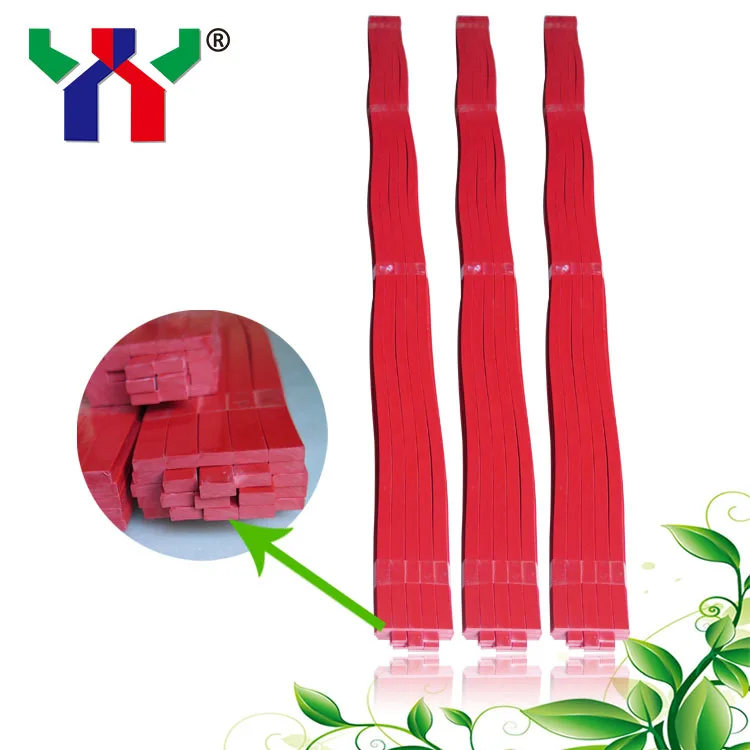 PVC material cutting sticks for polar paper cutting machine red and green , 4.5*10*1620,25 pcs/pack
PVC material cutting sticks for polar paper cutting machine red and green , 4.5*10*1620,25 pcs/pack