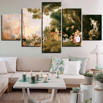 Wall Art Canvas Pictures Home Decor 5 Pieces European Oil Painting Jesus Christ/Pilgrimage/Cupid Religion Christian Print Poster
Wall Art Canvas Pictures Home Decor 5 Pieces European Oil Painting Jesus Christ/Pilgrimage/Cupid Religion Christian Print Poster
