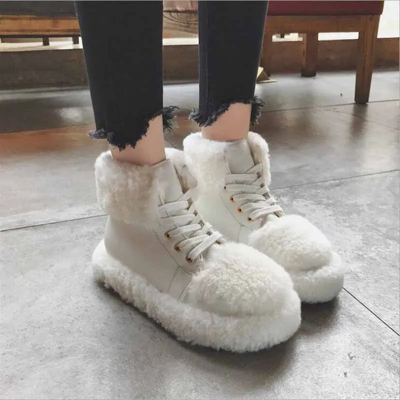 New women Winter Shoes Solid Color Snow Boots Plush Inside Antiskid Bottom Keep Warm Waterproof Ski Boots Size
New women Winter Shoes Solid Color Snow Boots Plush Inside Antiskid Bottom Keep Warm Waterproof Ski Boots Size