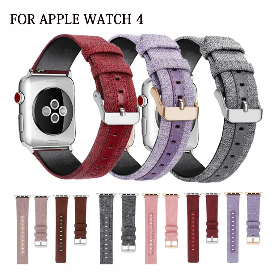 Canvas strap For Apple watch band 40mm 44mm Iwatch series 4 bracelet Wrist belt watchband+metal buckle
Canvas strap For Apple watch band 40mm 44mm Iwatch series 4 bracelet Wrist belt watchband+metal buckle