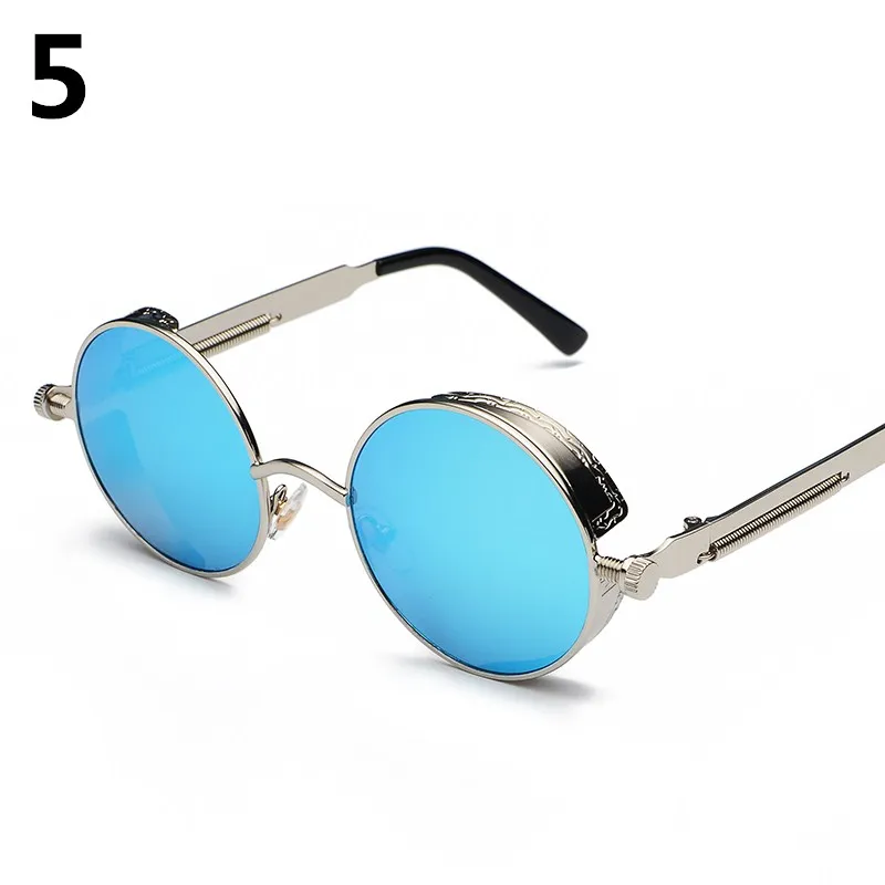 1Pc Men Women Fashion Vintage Punk Sunglasses Coating Mirrored Retro Round Polarized Sunglasses Eyewear Shades
1Pc Men Women Fashion Vintage Punk Sunglasses Coating Mirrored Retro Round Polarized Sunglasses Eyewear Shades