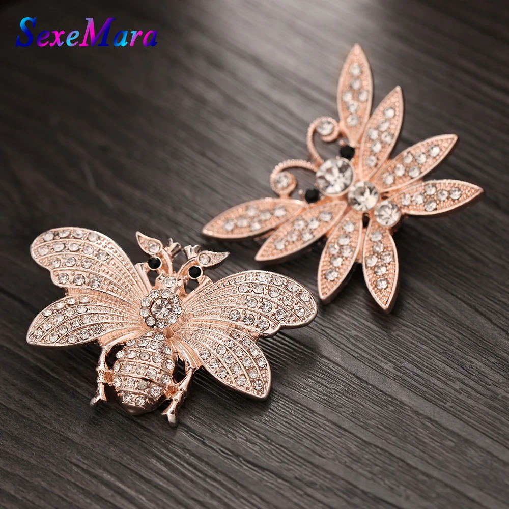 1PCS New Snap Jewelry Rose Gold Bee Butterfly 18mm Snap Buttons with Rhinestone Animal Charm Fit Silver Snap Bracelets Bangles
1PCS New Snap Jewelry Rose Gold Bee Butterfly 18mm Snap Buttons with Rhinestone Animal Charm Fit Silver Snap Bracelets Bangles