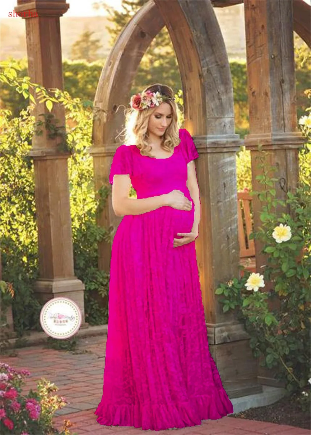 New M-2XL Lace Maternity Dress Photography Prop O-neck Long Sleeve Wedding Party Gown Pregnant Women Elegant Wear Plus Size
New M-2XL Lace Maternity Dress Photography Prop O-neck Long Sleeve Wedding Party Gown Pregnant Women Elegant Wear Plus Size