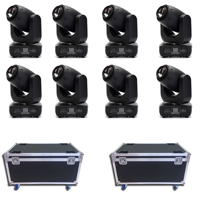 8pcs/lot 2 Flightcase Packing 150W LED Spot Moving Head Gobo DMX Stage Light 3-Facet Prism for Discos Wedding Concert Hall Show
8pcs/lot 2 Flightcase Packing 150W LED Spot Moving Head Gobo DMX Stage Light 3-Facet Prism for Discos Wedding Concert Hall Show