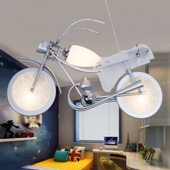 Aluminum motorcycle shape glass cartoon chandelier E14 Incandescent LED modern Lamps for Children bedroom lamp lighting
Aluminum motorcycle shape glass cartoon chandelier E14 Incandescent LED modern Lamps for Children bedroom lamp lighting