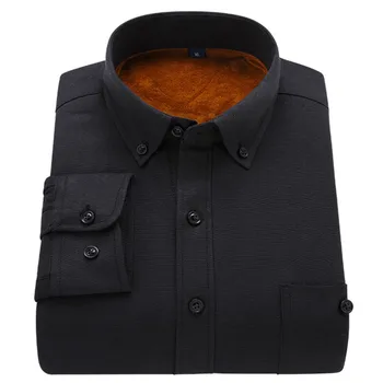 Casual slim fit long sleeve shirt Winter Thicken Men's warm shirt high quality Solid color blouse business male dress shirt
Casual slim fit long sleeve shirt Winter Thicken Men's warm shirt high quality Solid color blouse business male dress shirt
