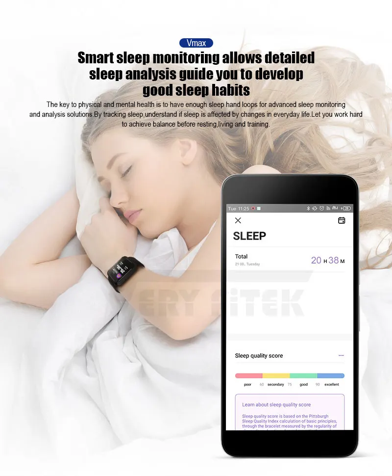 VERY FiTEK Vmax Sport Smart Watch Blood Pressure Oxygen Heart Rate Monitor Customize Watch Dial IP67 Men Women Kids Smartwatch (10)