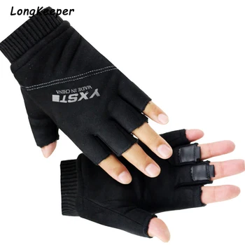 Long Keeper Brand Men Fitness Sport Gloves Keep Warm Suede Half Finger Gloves Women Black Fingerless Driving Guantes Luvas
Long Keeper Brand Men Fitness Sport Gloves Keep Warm Suede Half Finger Gloves Women Black Fingerless Driving Guantes Luvas