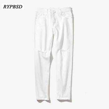 2018 Spring New Jeans Pants Male Black White Denim Pants Men Hole Trousers Zipper Skinny Men Ripped Jeans Pants
2018 Spring New Jeans Pants Male Black White Denim Pants Men Hole Trousers Zipper Skinny Men Ripped Jeans Pants