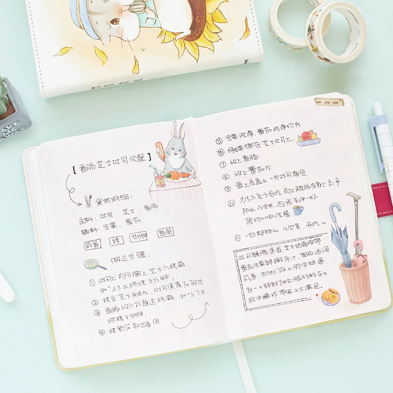 Fashion Cute Little Fresh Handbook Notepad
Fashion Cute Little Fresh Handbook Notepad