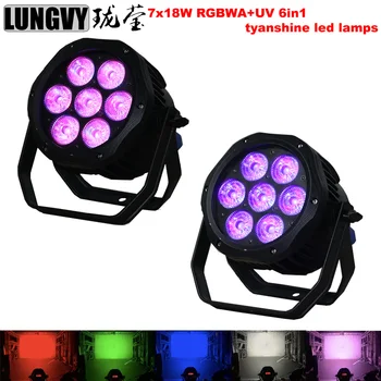 Free Shipping 2pcs/lot Tyanshine Lamps 7x18W RGBWA+UV 6in1 DMX512 6/10CH Stage Party DJ PAR Lighting for Indoor Club Party Show
Free Shipping 2pcs/lot Tyanshine Lamps 7x18W RGBWA+UV 6in1 DMX512 6/10CH Stage Party DJ PAR Lighting for Indoor Club Party Show