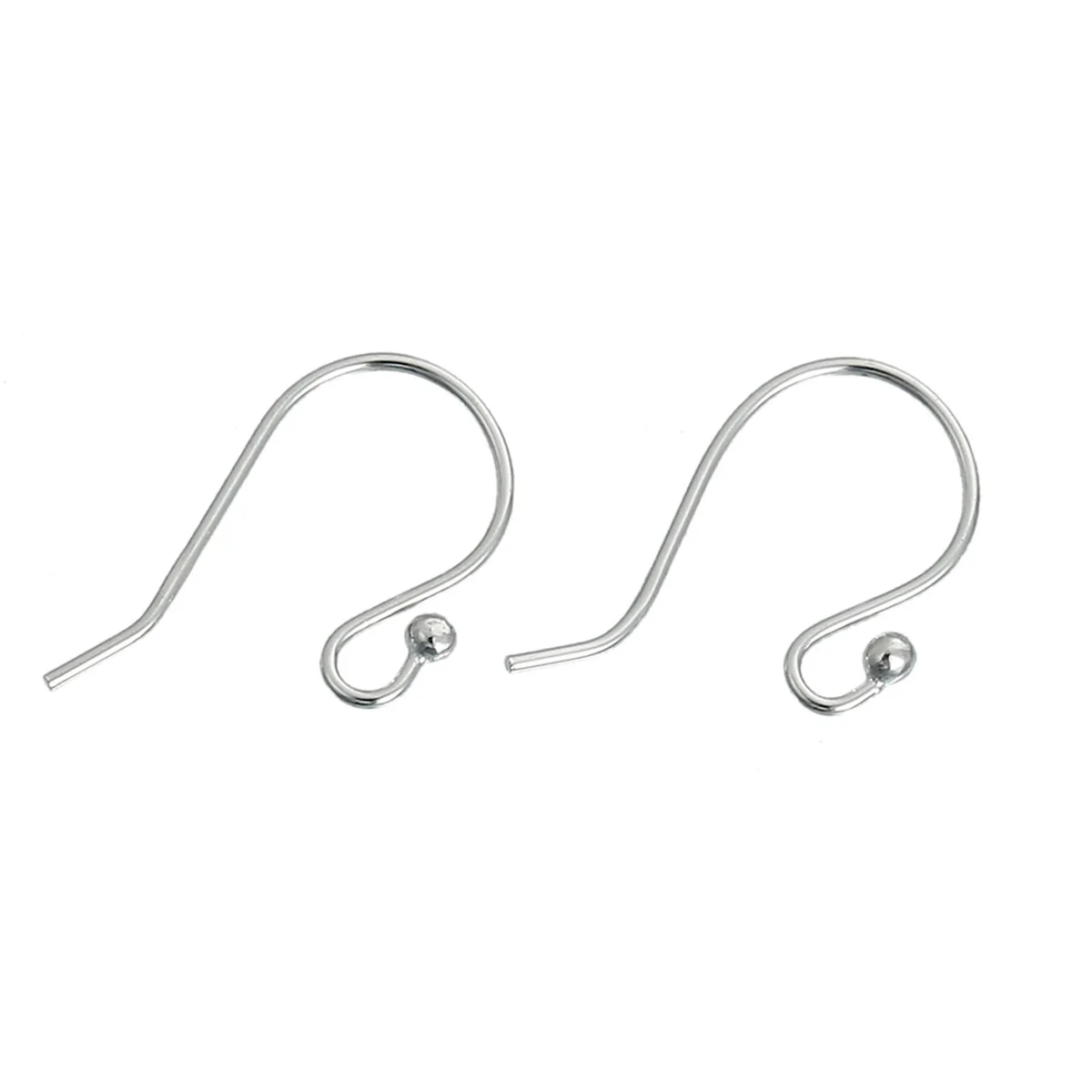 Doreen Box 0.6mm Sterling Ear Wire Hooks Earring Silver color 14mm x8mm - 13mm x8mm 2017 new
Doreen Box 0.6mm Sterling Ear Wire Hooks Earring Silver color 14mm x8mm - 13mm x8mm 2017 new