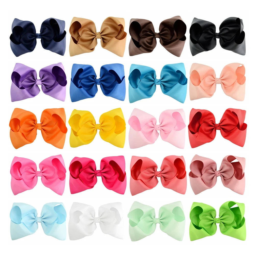20pcs/lot 8 Inch Large Kids hairbows Girl Grosgrain Ribbon Bow Clips Headdress Children Hair Accessories 678
20pcs/lot 8 Inch Large Kids hairbows Girl Grosgrain Ribbon Bow Clips Headdress Children Hair Accessories 678