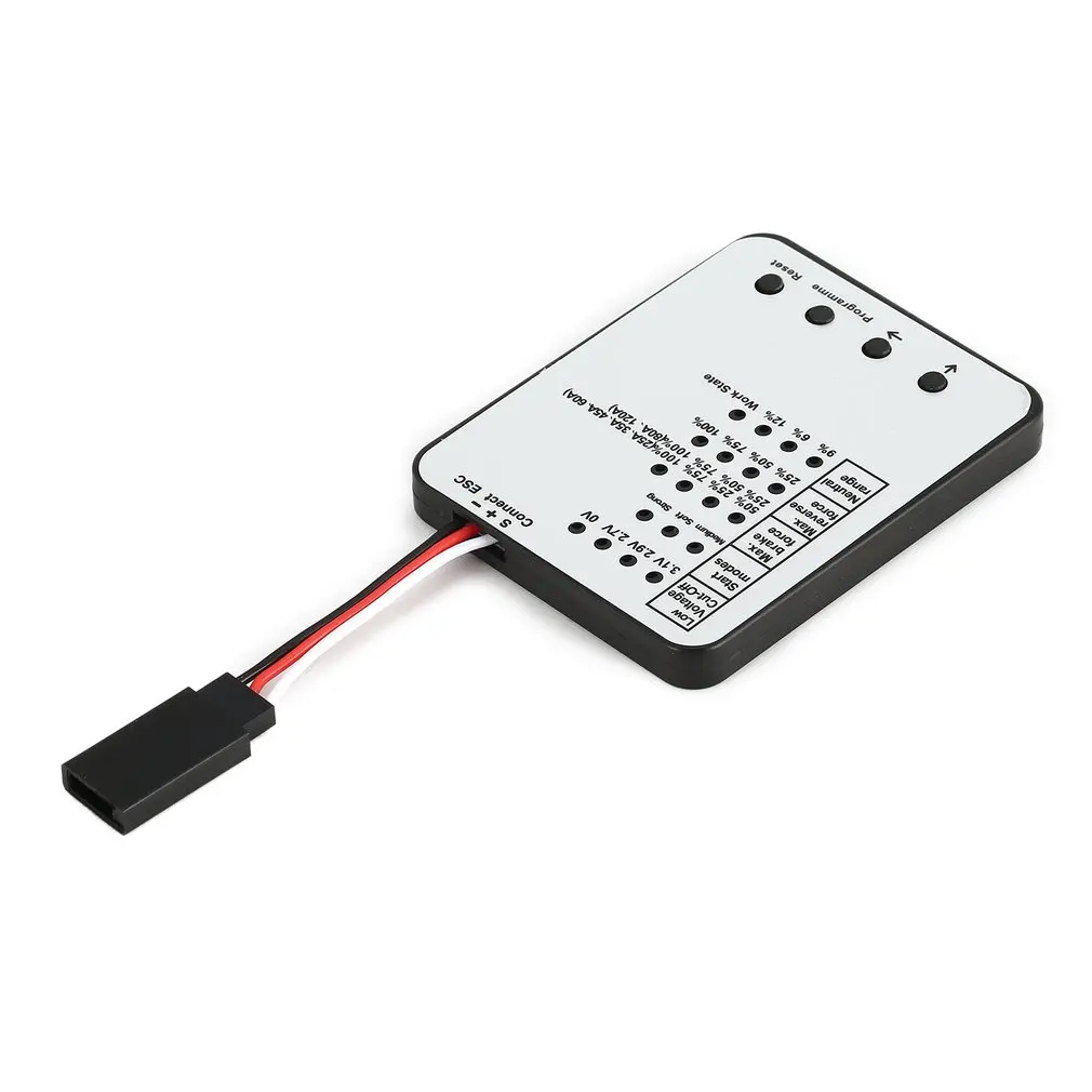 SURPASSHOBBY LED Programing Card for Remote Control RC Car 25/35/45/60A ESC Electronic Speed Controller Motor Set Spare Parts
SURPASSHOBBY LED Programing Card for Remote Control RC Car 25/35/45/60A ESC Electronic Speed Controller Motor Set Spare Parts