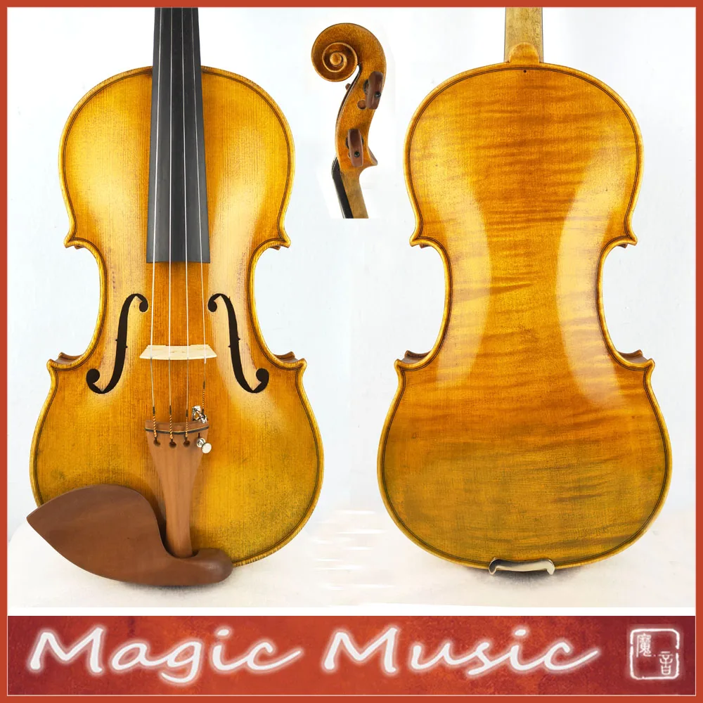 50 Years Old Spruce! The Harrison Amati Violin 4/4 Geige #2158, Concerto Level & Handmade Oil Antiqued Varnish
50 Years Old Spruce! The Harrison Amati Violin 4/4 Geige #2158, Concerto Level & Handmade Oil Antiqued Varnish