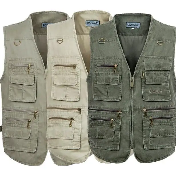 Men Outdoor Hunting Hiking Vest Fishing Sleeveless Jacket Summer Male Military Tactical Vest Multi-pockets Photographer Vests
Men Outdoor Hunting Hiking Vest Fishing Sleeveless Jacket Summer Male Military Tactical Vest Multi-pockets Photographer Vests