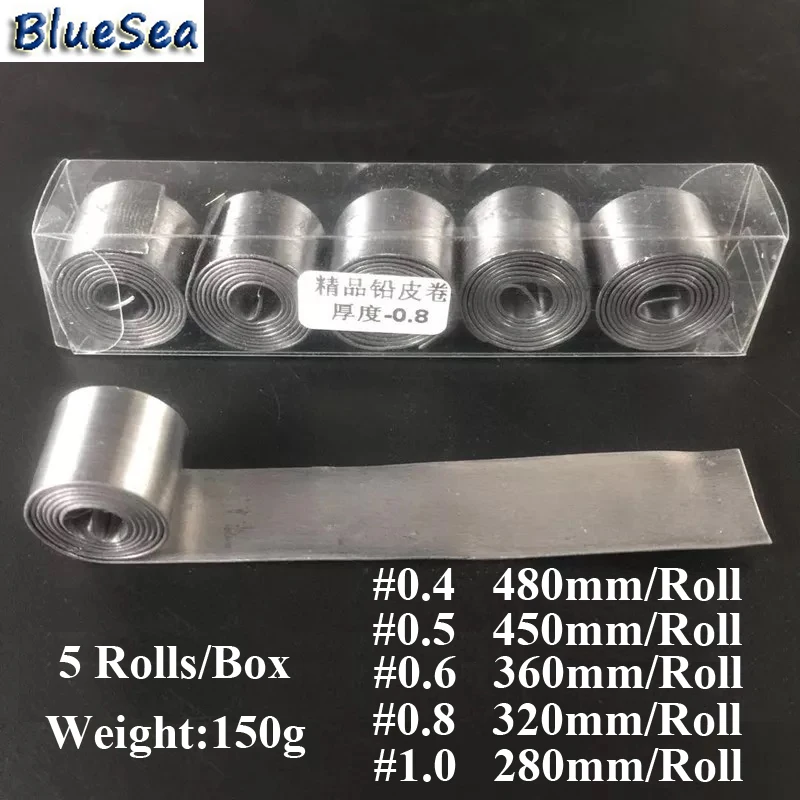 BlueSea 150g/box Sheet Strip Lead Sinker Tin Roll Supplies Fishing Accessories Fishing Tackle Lead Weights Tin Roll For Fishing
BlueSea 150g/box Sheet Strip Lead Sinker Tin Roll Supplies Fishing Accessories Fishing Tackle Lead Weights Tin Roll For Fishing
